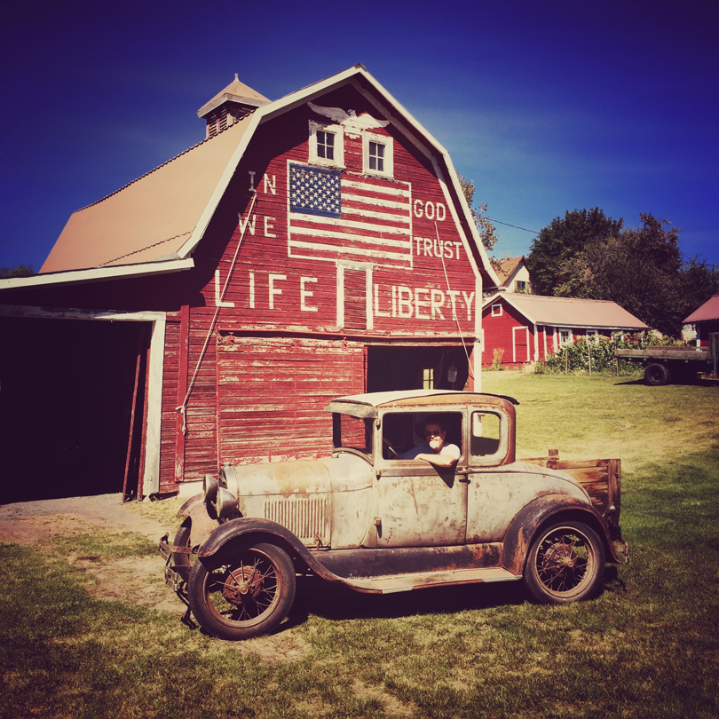 Old Barn and Truck