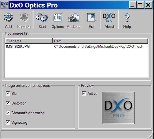 dxo optics pro