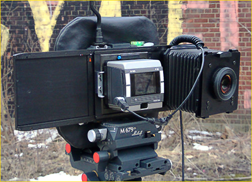 digital back for large format camera