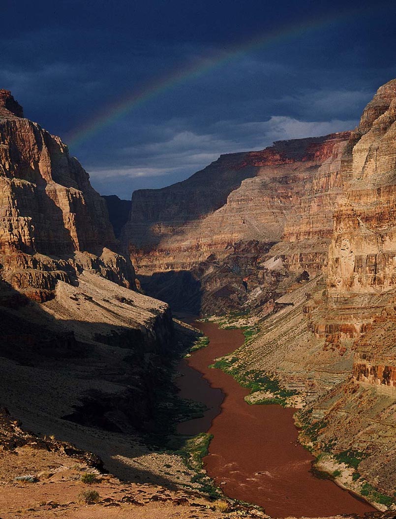 Rainbow Over Colorado River 