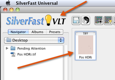 do a raw black and white scan with silverfast 6.6