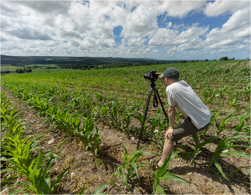 Nick Devlin & Pentax 645Z. Outstanding in His Field – AKA, a Corny Shot