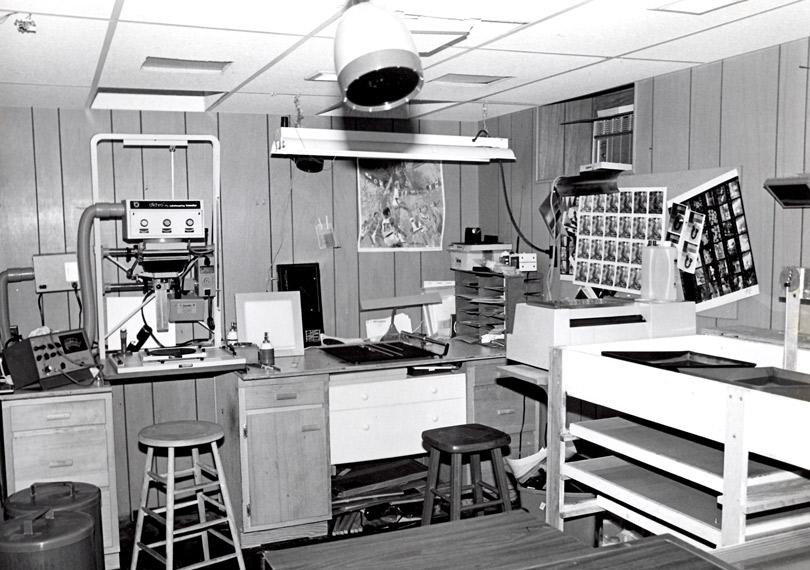 My very first color darkroom, 1975. This was a very special place for me.