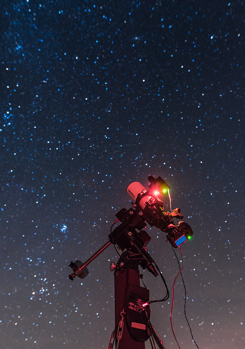 Testing D810a Camera on Telescope