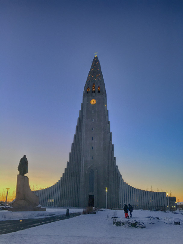 Hallgrímskirkja At Dawn