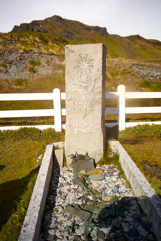 We will visit Shackleton's grave and have a toast there