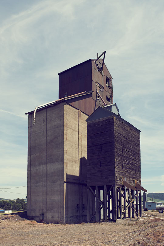 Grain Silo with Old Time Look style added in Capture One