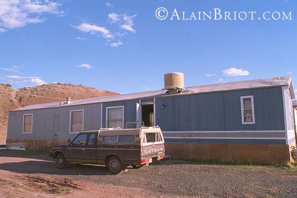 My ‘studio’ when Natalie and I lived on the Navajo Reservation