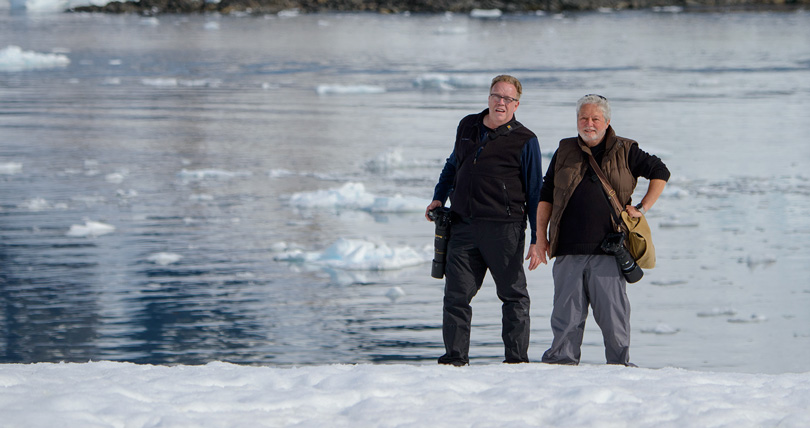 Michael and I In Antarctica