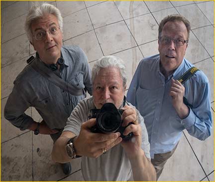 Chris, Michael and Kevin having some fun in Chicago