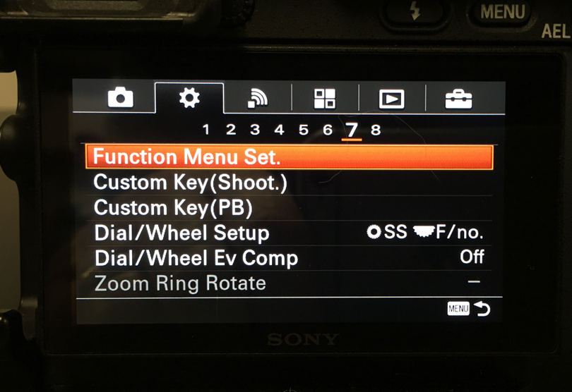 Welcome to one of the most confusing menu systems of any camera. After a while you'll get used to it but before making lot of mistakes and referring the manual a lot