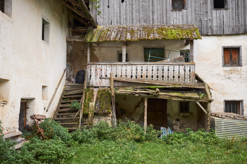 An old barn in the Dolomites