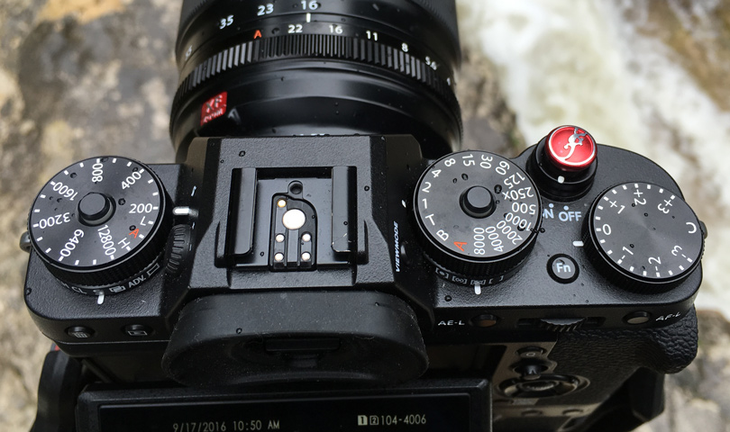 All the controls for the X-T2 are easy to see and set