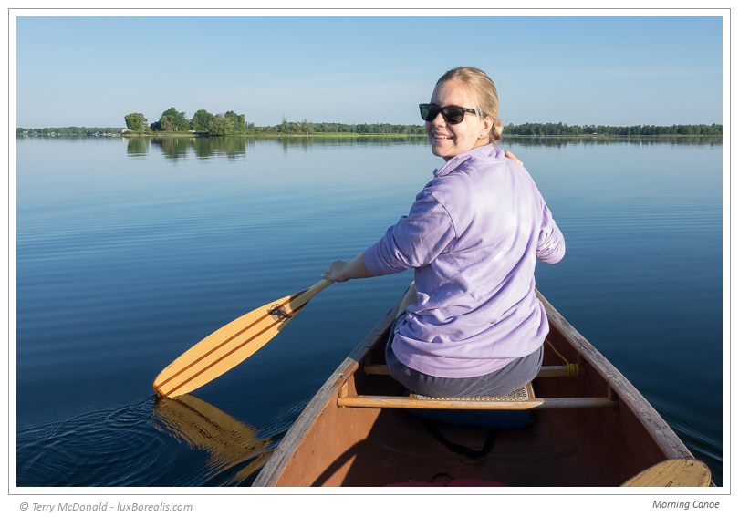 Yes, the RX10iii also does snapshots. After all, the best camera is the one that is always with you, even on an early morning canoe at the cottage.