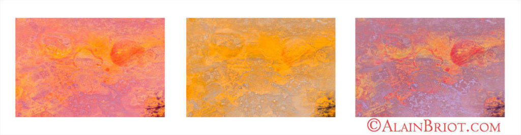 Rock Triptych Abstract #1