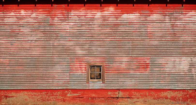 Seeing Differently - Window On The Side Of A Barn