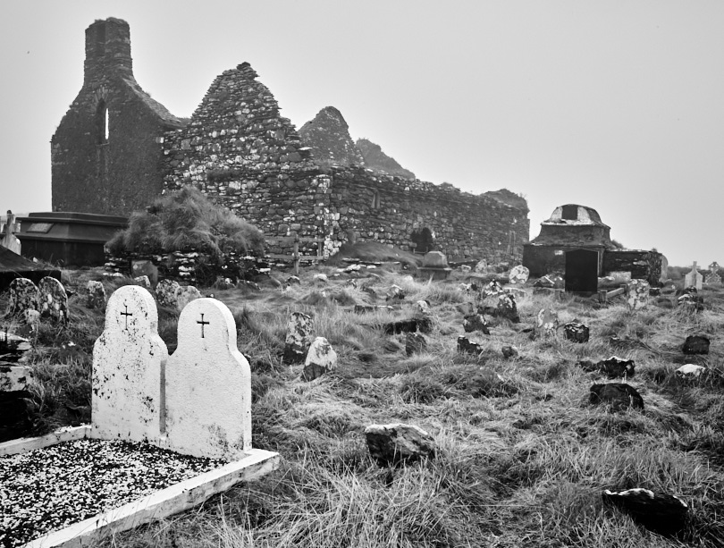 Irish Cemetery Grave Stones