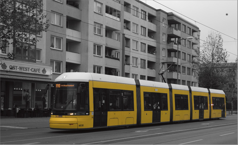 Figure 8 Yellow Tram Resaturated