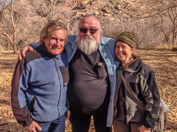 Alain, Jeff and Natalie during the 2017 Zion Summit