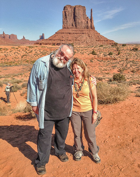 Jeff and Natalie in monument Valley