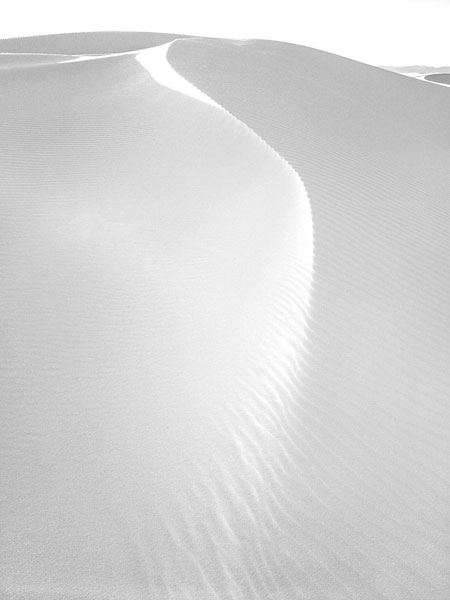 Overexposed Sand Dune