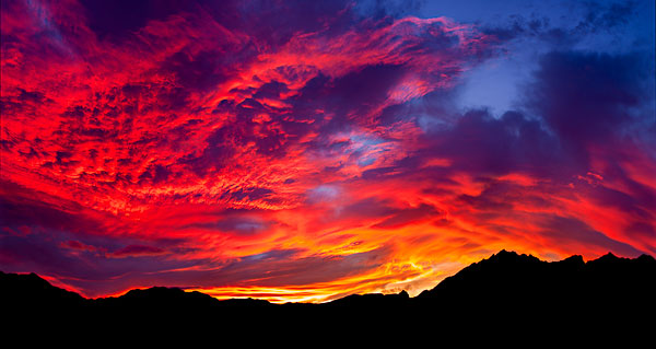 Death Valley Sunrise Silhouette