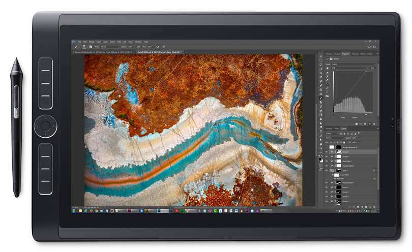 The smaller MobileStudio Pro is great for working in tight environments.