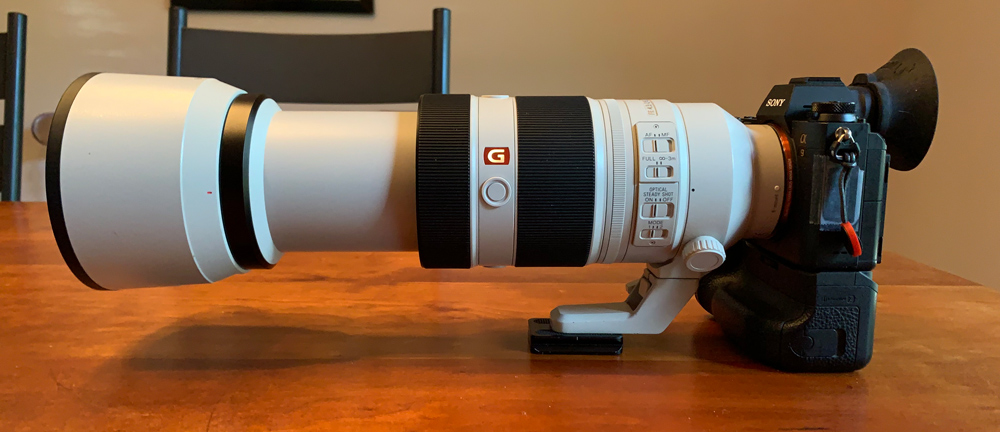 The two images above show the 100-400mm lens at 100mm and extended to 400mm