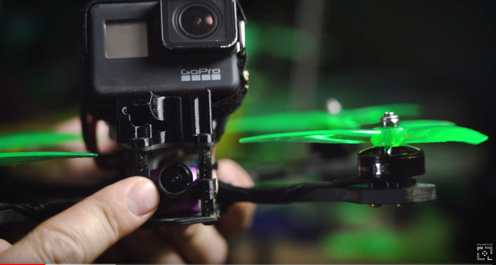 One camera to drive by and another to record with