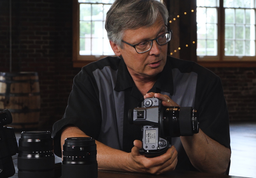 Mike Bolbenko from Fujifilm shows us the Fujifilm 100