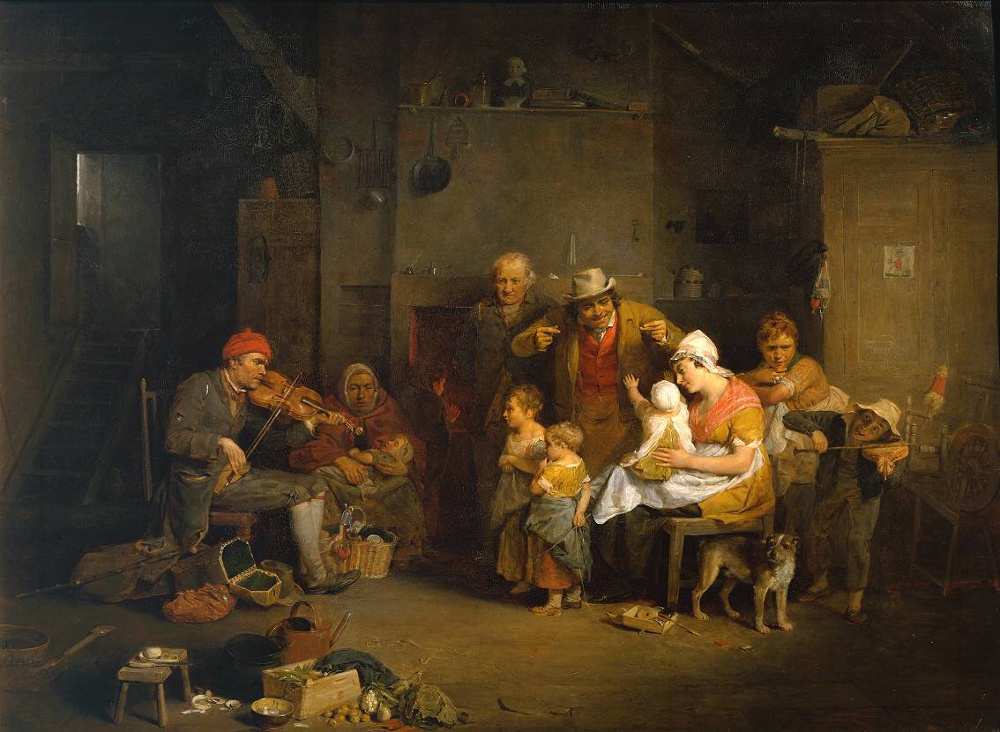 Blind Fiddler by David Wilkie