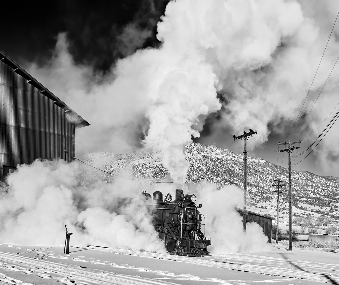 FUJI 50R STEAM ENGINES IN THE COLD OF WINTER