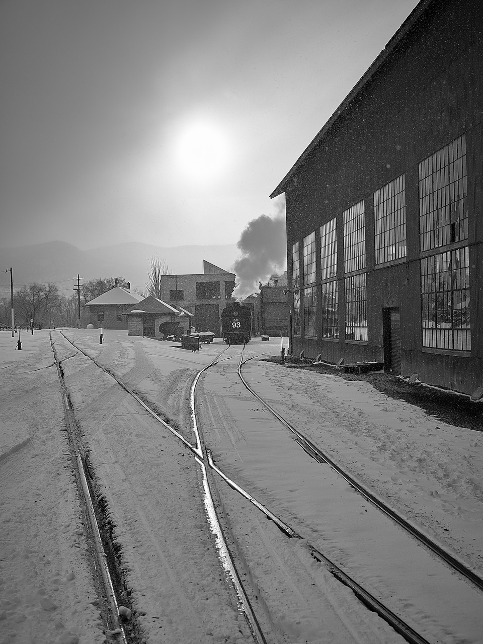 FUJI 50R STEAM ENGINES IN THE COLD OF WINTER