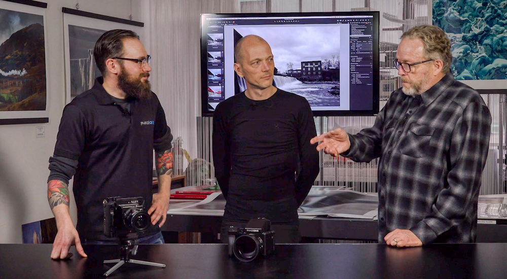 Drew Altdoerffer and Lau Norgaard discuss the Phase One IQ4 Camera system with Kevin Raber