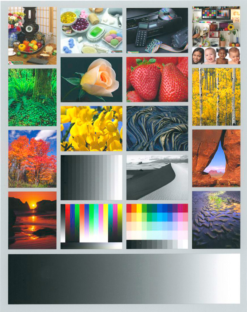 Figure 10. Belgian Linen-Atkinson Printer Test Page