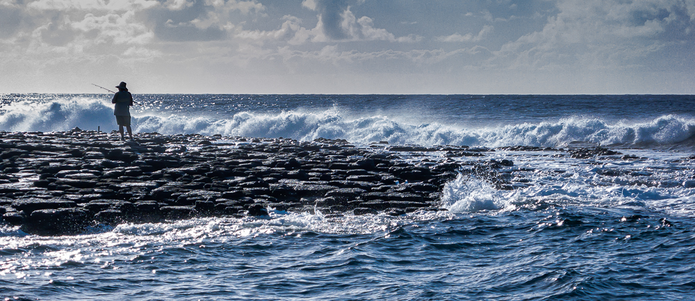 “Old Man and the Sea, Hawaii 2007”, one of 108 re-discovered images
