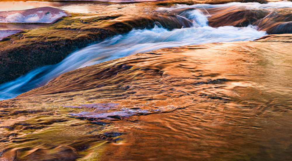 “Oak Creek Abstract at Sunrise, Sedona, 2010”