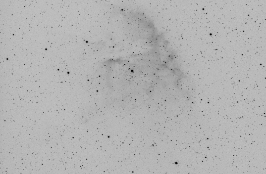 Star field coordinates are identified by comparing them to a database of star positions