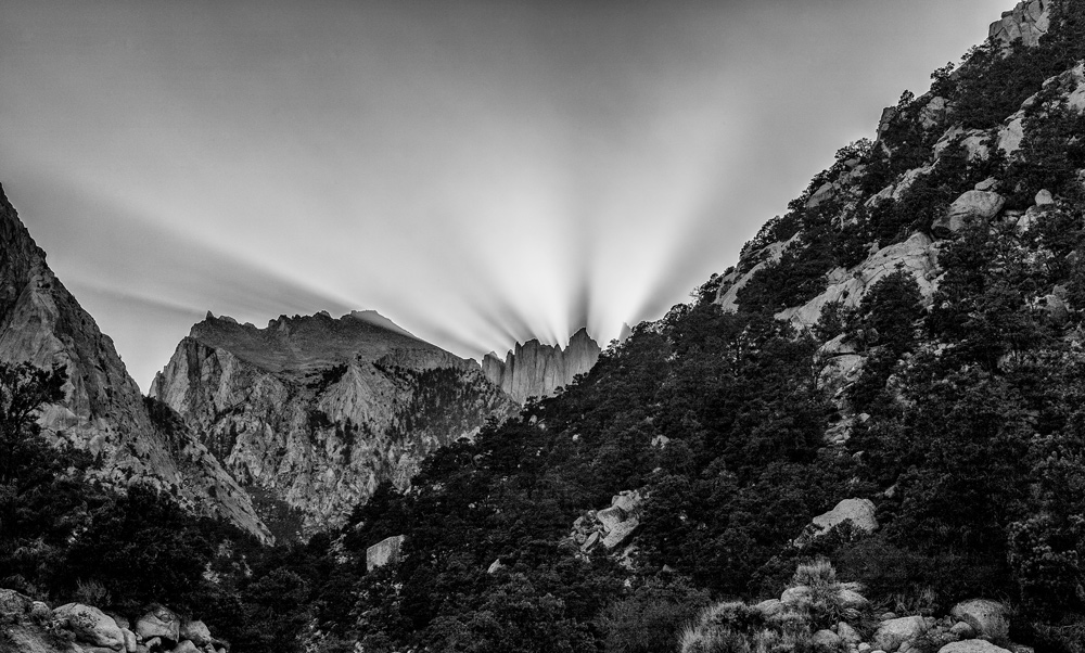 The Alabama Hills, in the Owens Valley