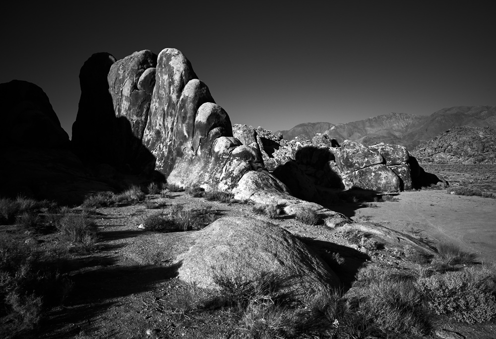 The Alabama Hills, in the Owens Valley