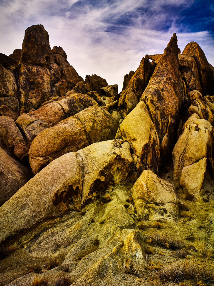 The Alabama Hills, in the Owens Valley