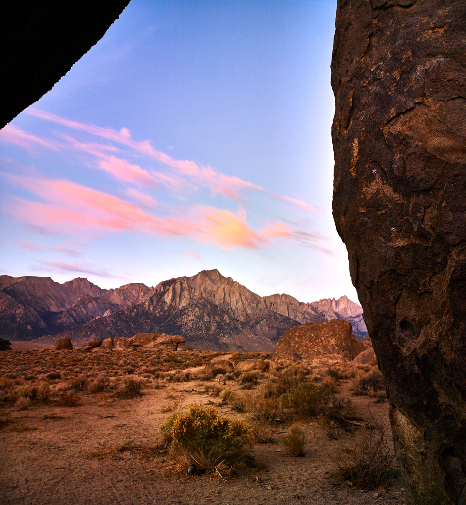 The Alabama Hills, in the Owens Valley
