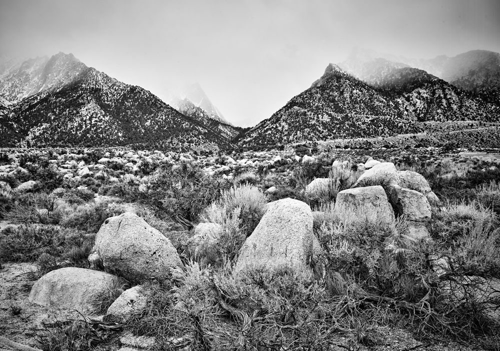 The Alabama Hills, in the Owens Valley