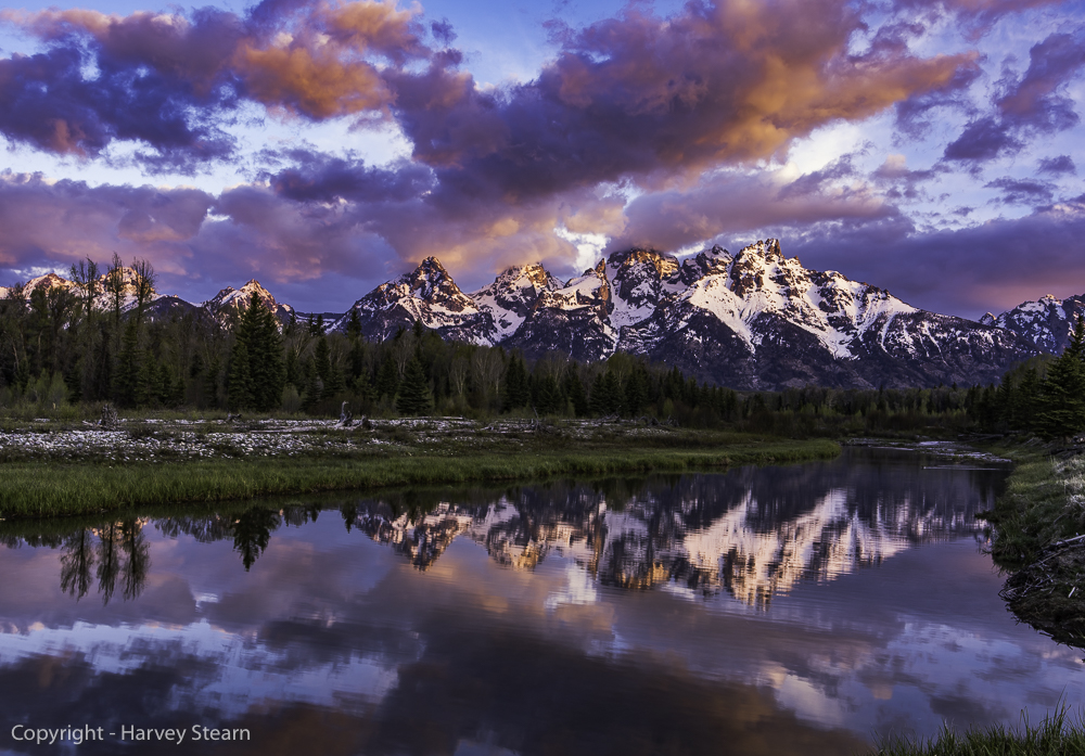 Grand Teton Sunrise at Schwabacher Landing