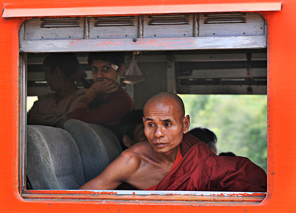 The direction of gaze in a portrait is vital for balance. India.
