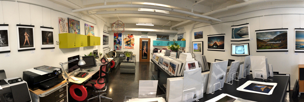 the studio