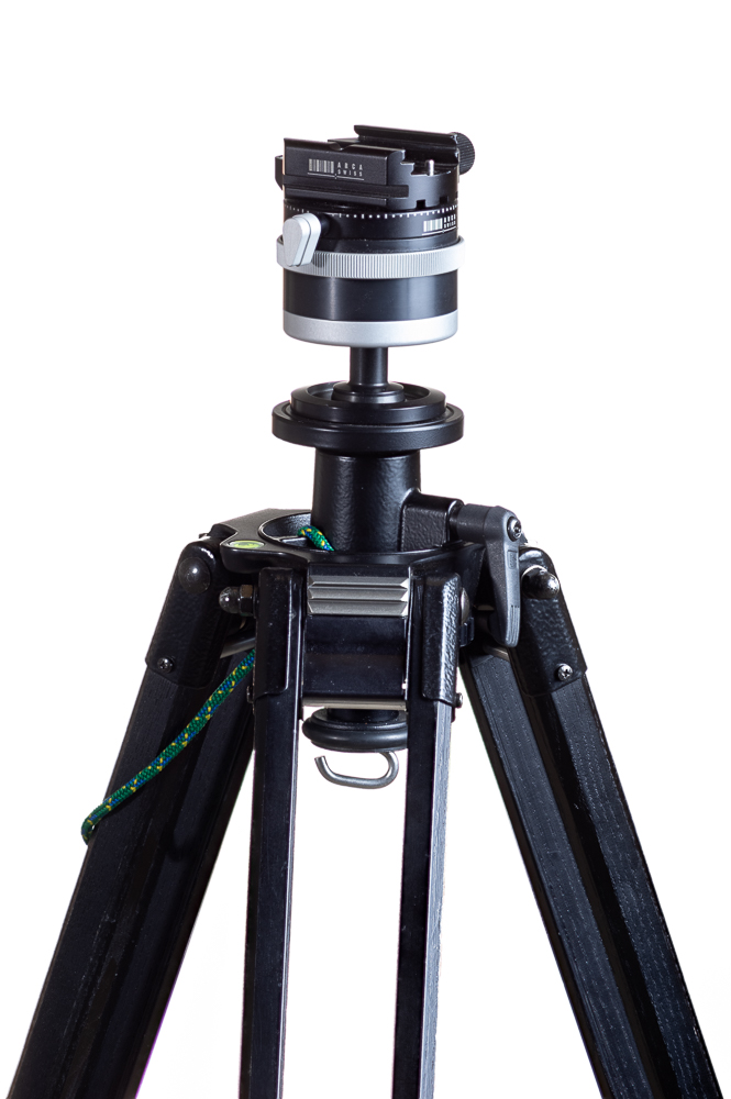Berlebach Report 923, Short center column, Arca-Swiss p0 Ball Head