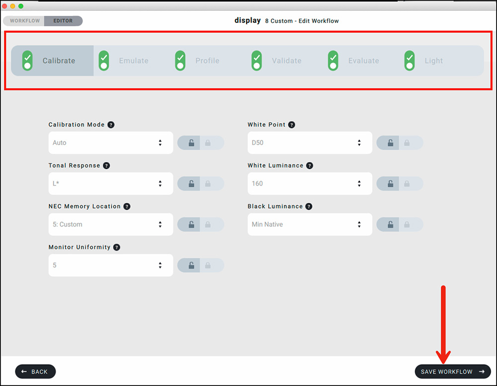 Figure 18. Save Workflow