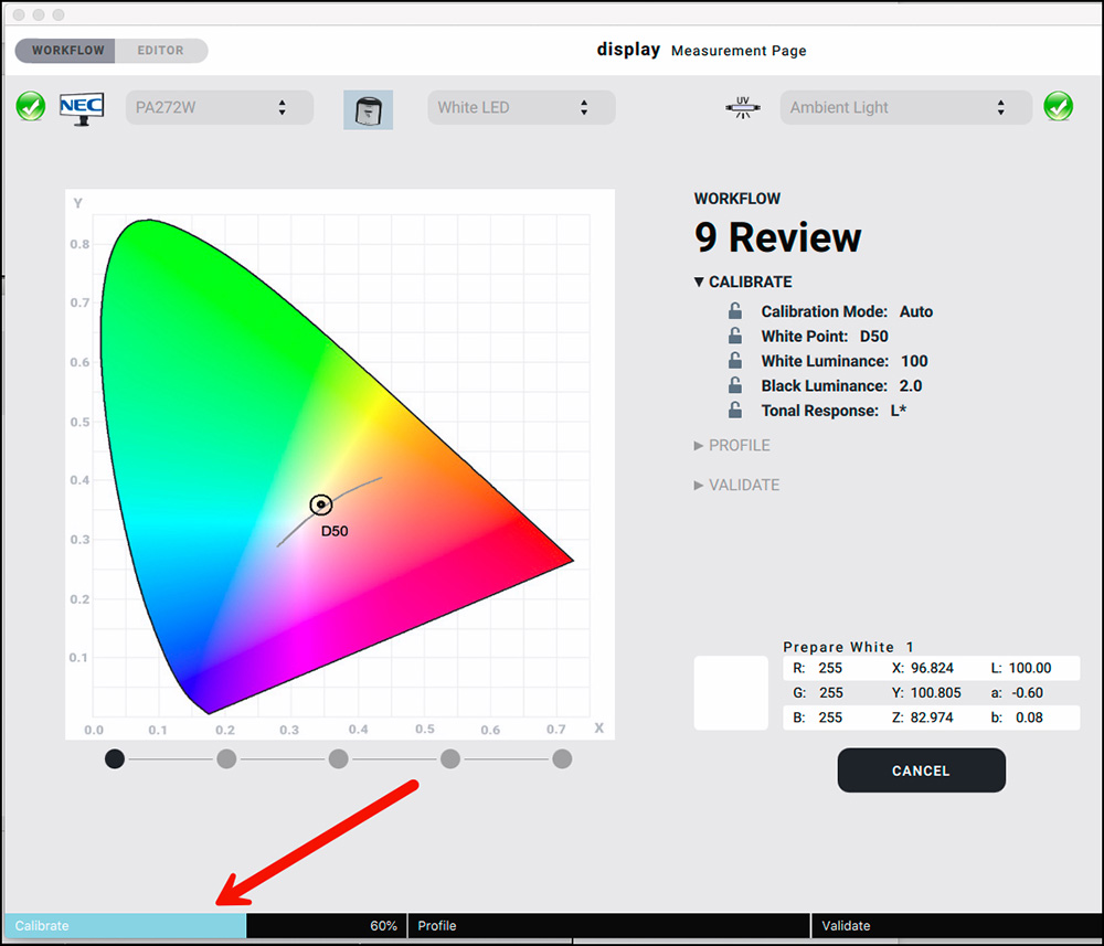Figure 25. Profiling Progress Bar