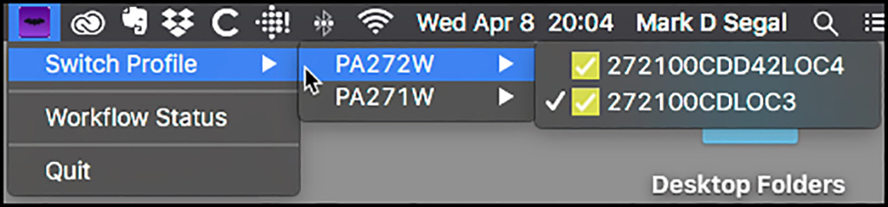 Figure 28. Access to Switch Profiles